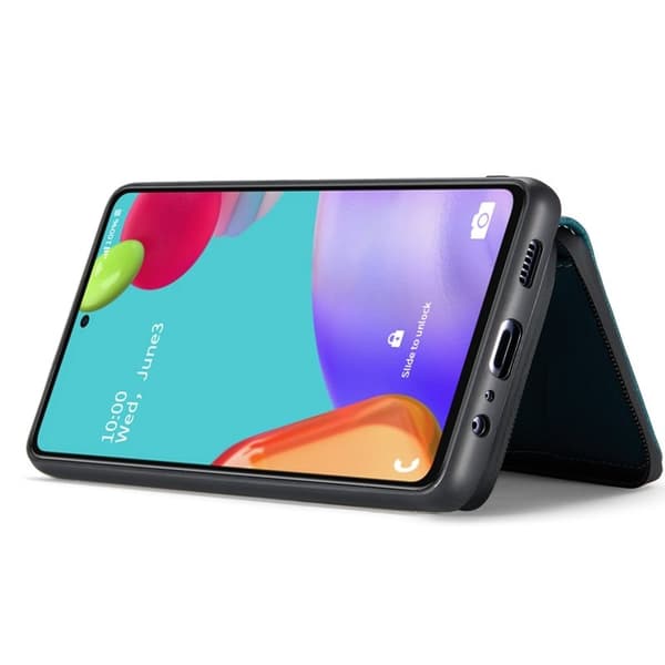 JEEHOOD Samsung Galaxy A53 5G Konstläder Plånboksfodral Magnetisk Blå