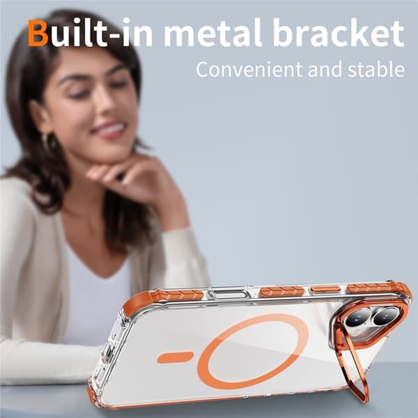 Mobilskal till iPhone 17 MagSafe Kickstand - Orange Orange