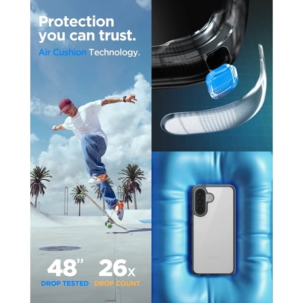 Spigen Mobilskal För Galaxy A57 5G Ultra Hybrid - Space Crystal Transparent