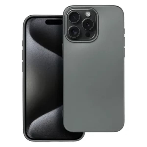iPhone 15 Pro Mobilskal Metallic - Grå Rosa