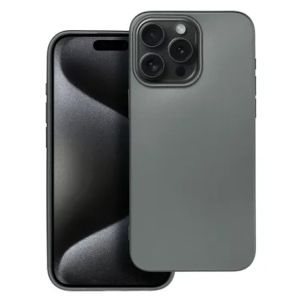 Mobilskal till iPhone 15 Pro Metallic - Grå Rosa