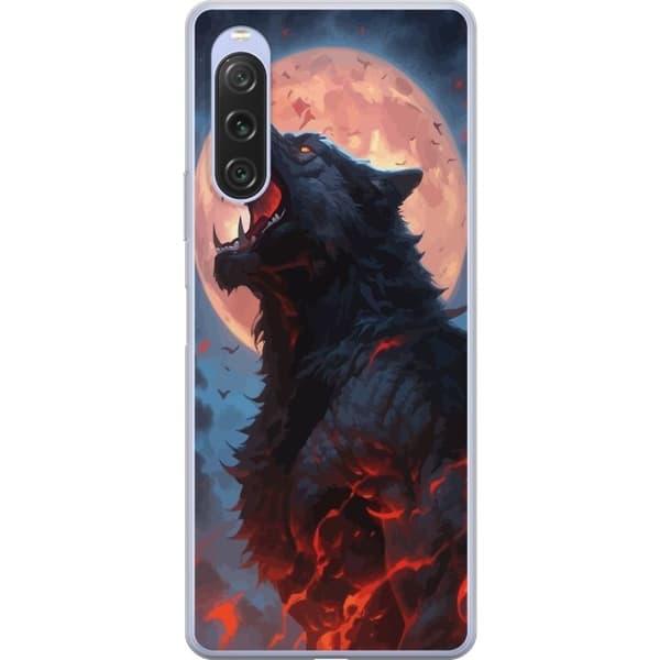 Mobilskal till Sony Xperia 10 V med Ylande varg