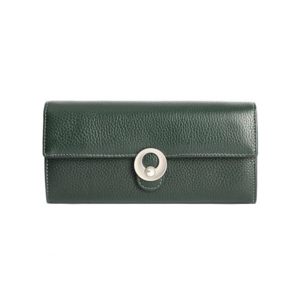 Mooltesaa Elegant Lady Clutch Handväska Wallet - Grön Grön