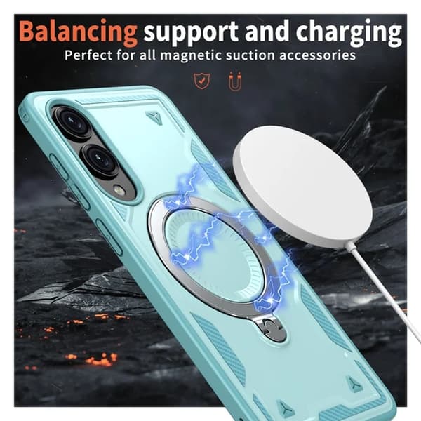 Mobilskal till Galaxy S25 Edge Magsafe Kickstand Blå