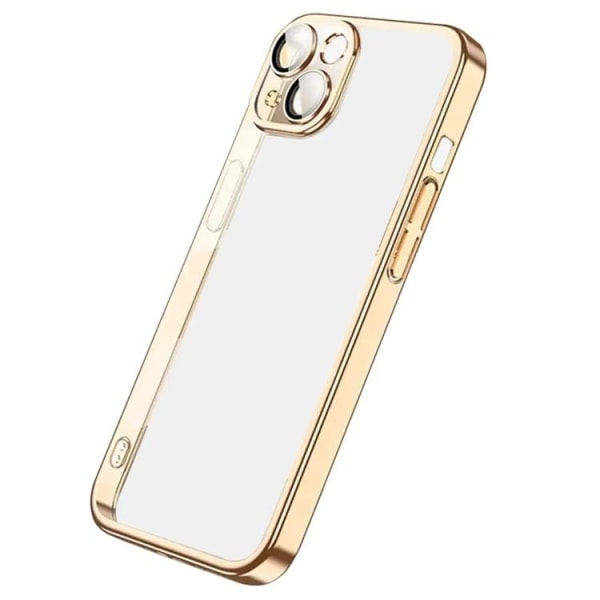 X-Level iPhone 15 Plus -puhelimen suojakuori - kultaa