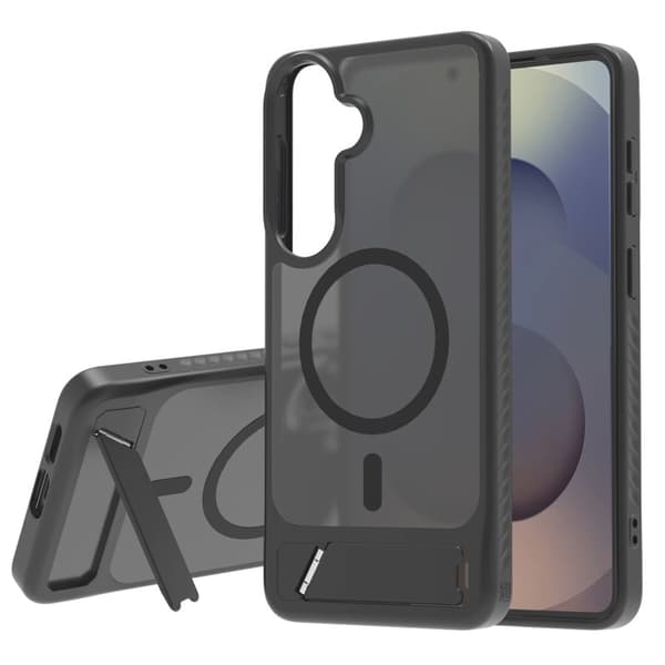 LeReach Mobilskal för Samsung Galaxy S26 Plus Magnetiskt Kickstand - Grå