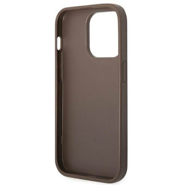 GUESS iPhone 14 Pro Skal Stripe Collection - Brun