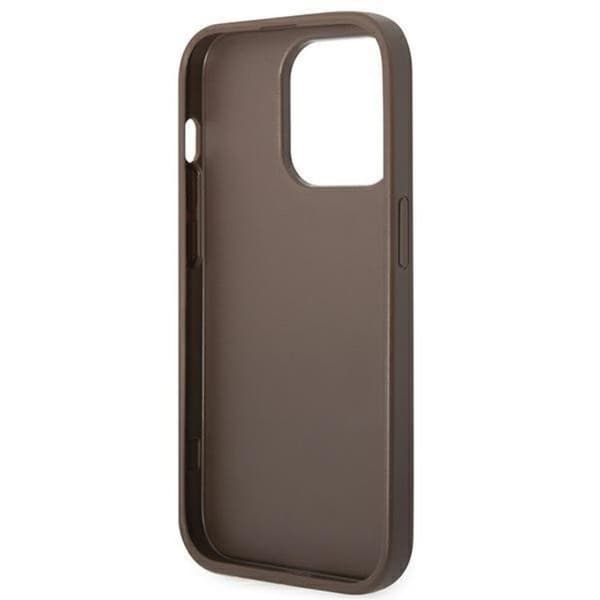 GUESS iPhone 14 Pro Skal Stripe Collection - Brun Brun