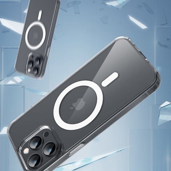 X-LEVEL Mobilskal till iPhone 15 Pro Max Shockproof Ultra Clear MagSafe