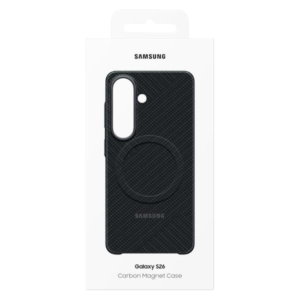 Samsung Mobilskal För Galaxy S26 Plus MagSafe Carbon Magnet - Svart