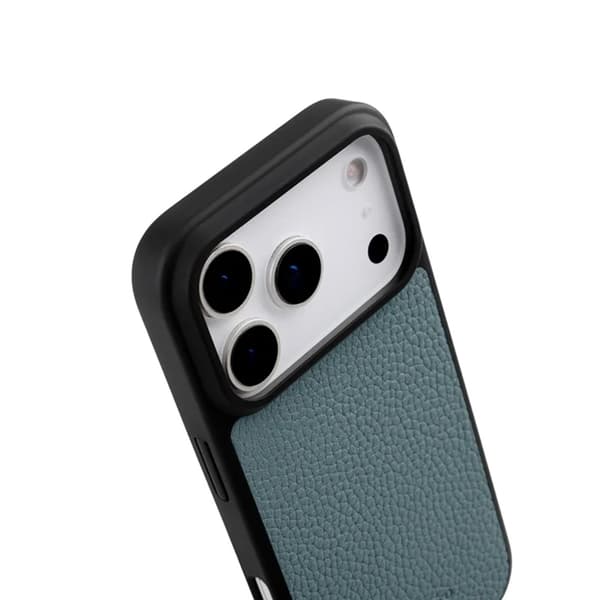 MELKCO Mobilskal till iPhone 17 Pro Magsafe Äkta läder - Blå Blå