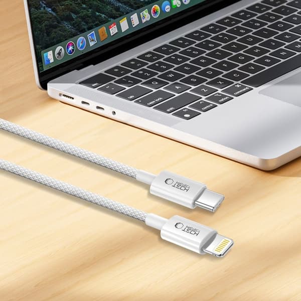 Tech-Protect USB-C till Lightning kabel Ultraboost 2m - Grå Grå