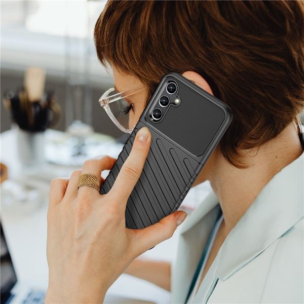 Galaxy A14 5G/4G Mobilskal Thunder Twill - Svart Svart