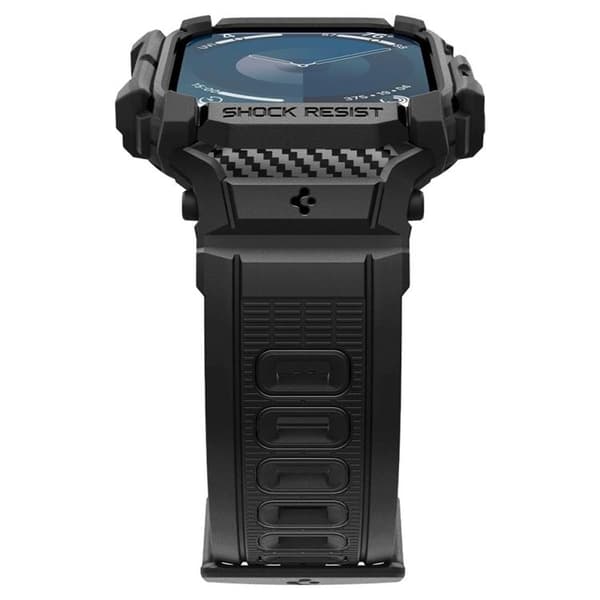 Spigen Apple Watch 42mm Series 10 Etui Rugged Armor Pro - Sort