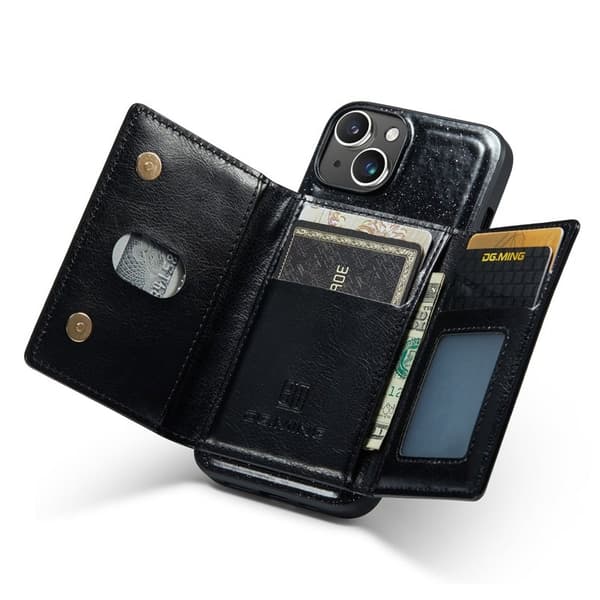 DG.MING M3 Series Mobilskal till iPhone 14 Plus 2-i-1 Magnetisk Svart
