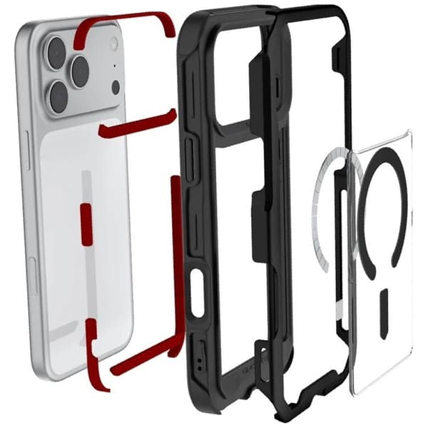 Ghostek Mobilskal till iPhone 17 Pro Max MagSafe Atomic Slim - Svart Svart
