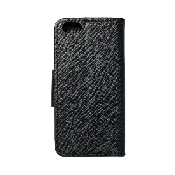 iPhone 5/5S/SE Pungetui Fancy Eco Læder - Sort Black