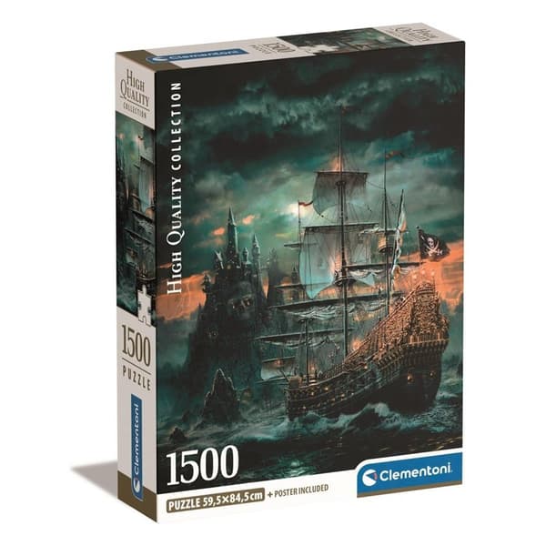 CLEMENTONI Pussel 1500 Pcs CB High Quality Collection The Pirates Ship