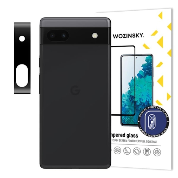 Wozinsky Google Pixel 6a Kameralinsskydd i Härdat Glas Full Glue
