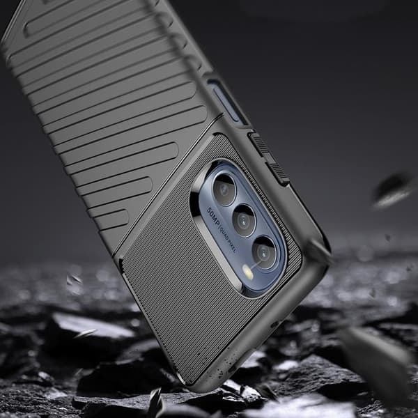 Motorola Moto G62 5G Taske Thunder Silikone Armor - Sort Black