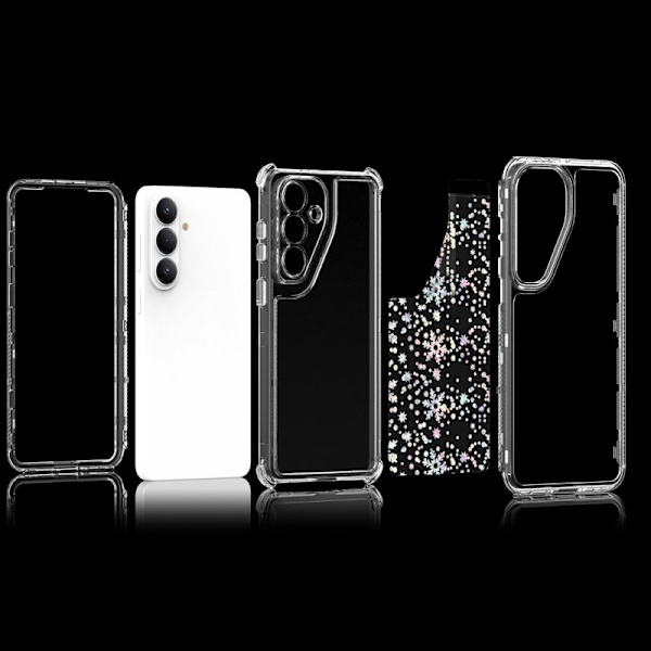 Mobilskal för Samsung Galaxy S26 Plus Transparent TPU - Snöflingor