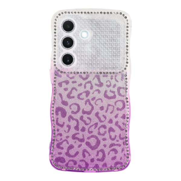 Mobilskal för Samsung Galaxy S26 Plus TPU med rhinestones - Gradient Lila