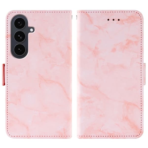 Plånboksfodral för Samsung Galaxy S26 Plus Konstläder Stativ - Rosa