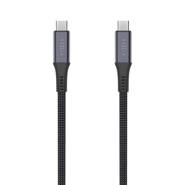 FIXED ARMOR USB 4.0 240W USB-C/C 20Gpbs kabel 1.2m Grå