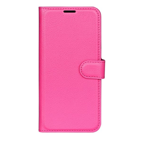 Litchi Oppo Find X9 Pro 5G Plånboksfodral Konstläder - Rosaröd