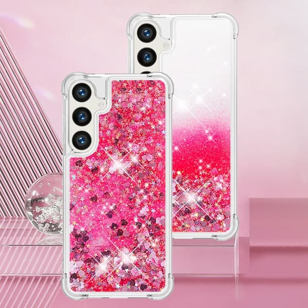 Mobilskal för Samsung Galaxy S26 Plus TPU Glitter Shockproof - Rosa