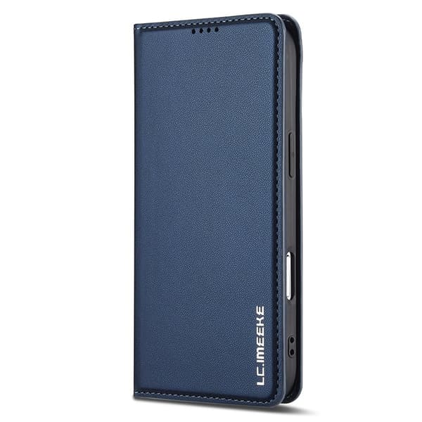 LC.IMEEKE L1 Series iPhone Air Plånboksfodral Konstläder - Blå Blå