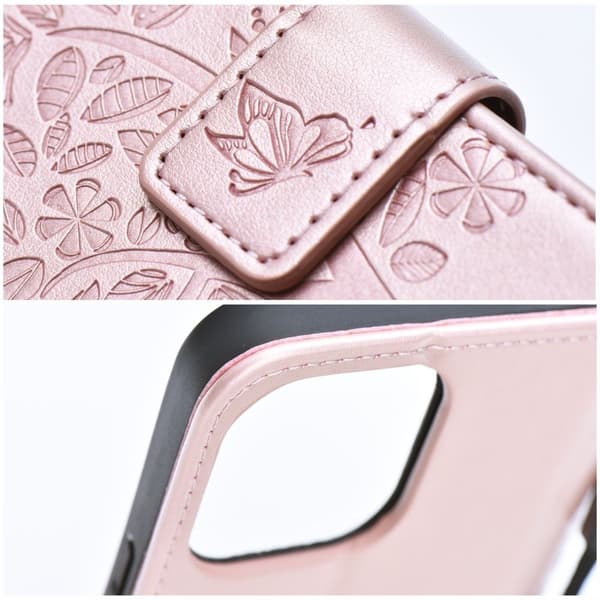 Forcell Galaxy A13 5G Etui Mezzo - Træ Rosa Guld Roséguld