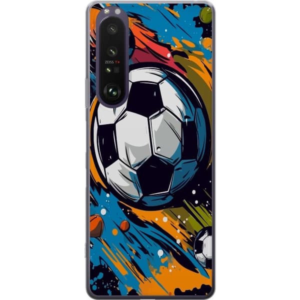 Mobilcover til Sony Xperia 1 III med Fodbolde