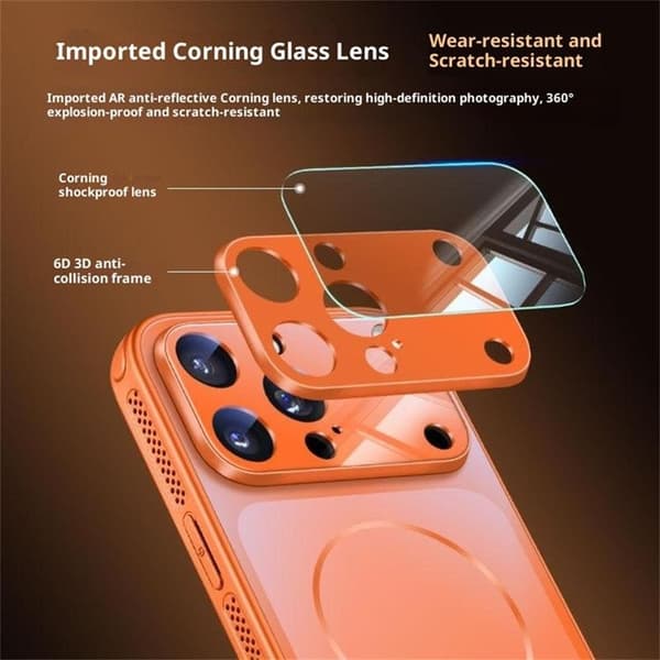 Mobilskal till iPhone 17 Pro MagSafe Matte Skin Feel - Guld Guld