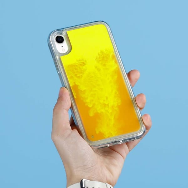 Liquid Neon Sand skal till iPhone XR - Orange Orange