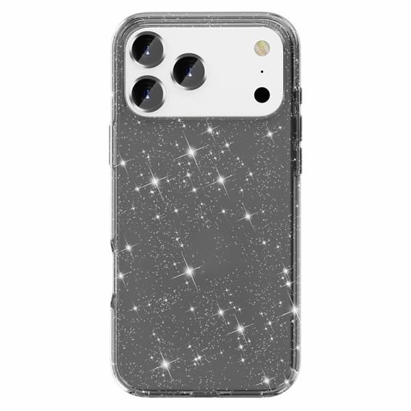 AMORUS Mobilskal till iPhone 17 Pro Shockproof - GlitterSvart Svart
