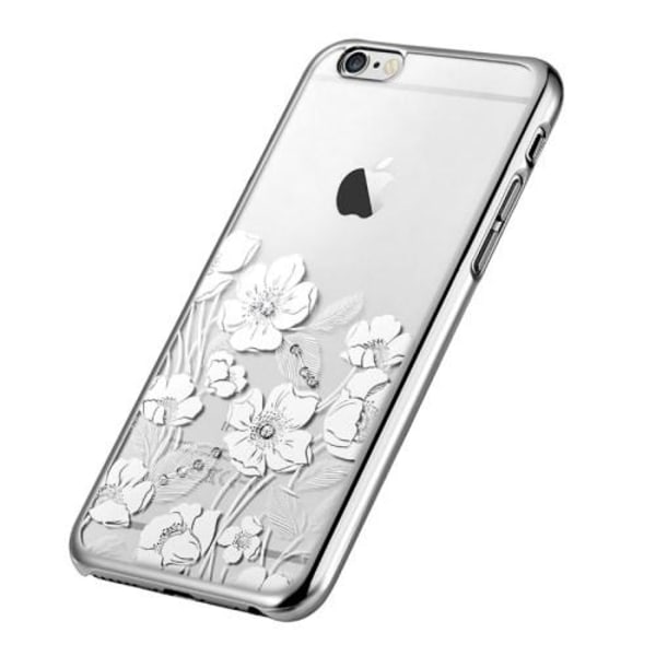 Devia etui med Swarovski sten til iPhone 6 / 6S - Sølv Silver