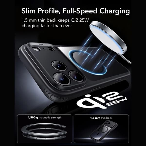 ESR Mobilskal För iPhone 17 Pro Max/18 Pro Max Magsafe med Skärmskydd