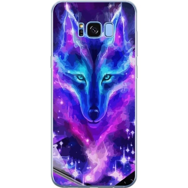 Mobilcover til Samsung Galaxy S8 med Neon Ulv