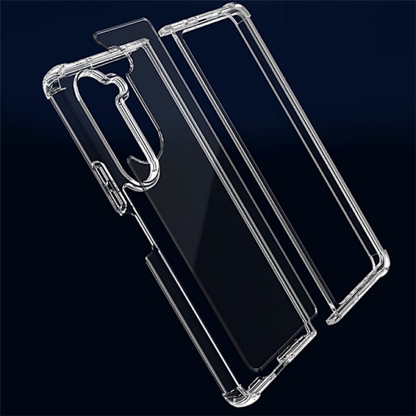 Galaxy Z Flold 5 Mobilskal Shockproof - Transparent