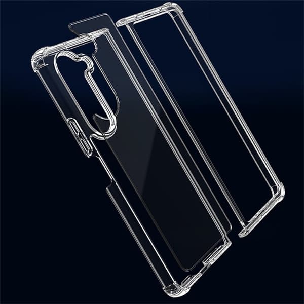 Mobilskal till Galaxy Z Flold 5 Shockproof - Transparent Transparent