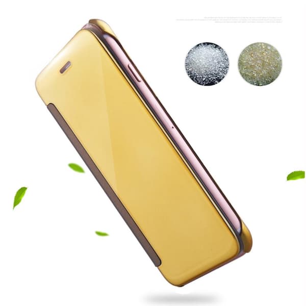 Spejlcover til iPhone 7/8/SE 2020 - Guld Yellow