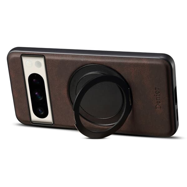 DENIOR Google Pixel 8 Pro Magnetiskt Fodral Konstläder - Brun