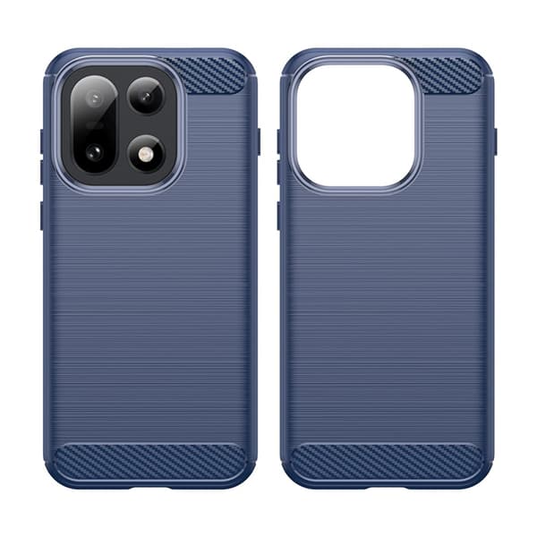 Mobilskal till OnePlus 15 5G Carbon Fiber Texture Brushed - Blå Blå