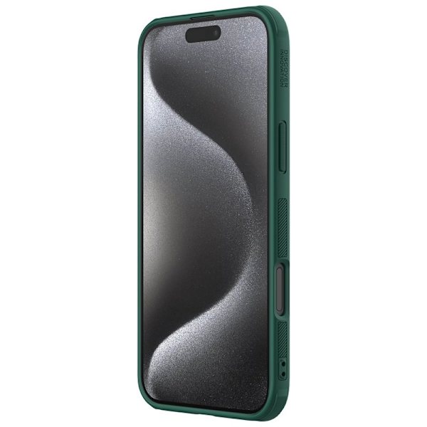 NILLKIN Super Frosted Shield Pro Mobilskal till iPhone 16 Pro Max Grön