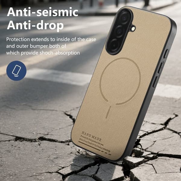 Mobilskal för Samsung Galaxy S26 Plus Magnetiskt PC + TPU - Khaki
