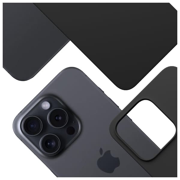 3MK Mobilskal till iPhone 16 Pro Max MagSafe Silikon Hardy - Grafit