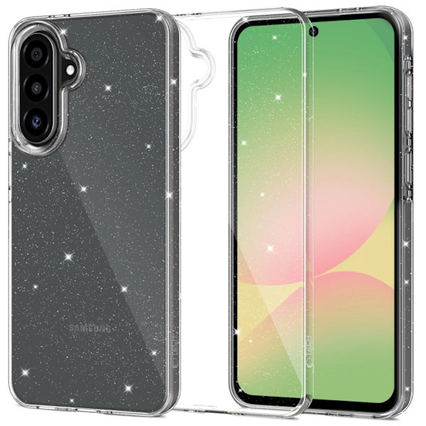 Tech-Protect Mobilskal För Galaxy A36/A37 5G Flexair - Glitter Transparent