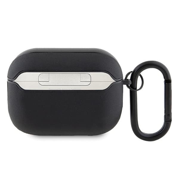 AMG Airpods Pro 2 Taske Læder Hvid Logo - Sort