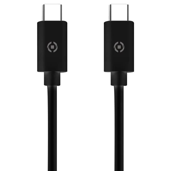 Celly USB-C till USB-C Kabel 60W 3m Svart